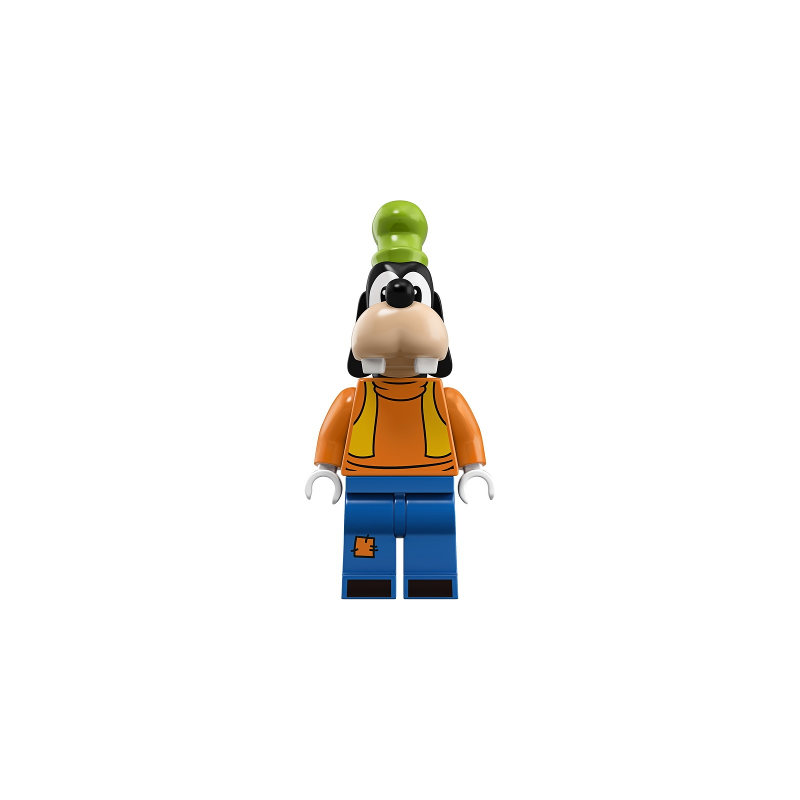 Goofy - Turtleneck Top and Bright Light Orange Vest Lego® - dis044