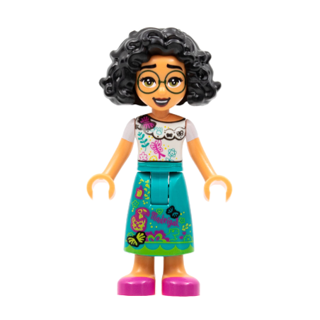 Mirabel Madrigal - Dark Green Glasses Lego® - dis063