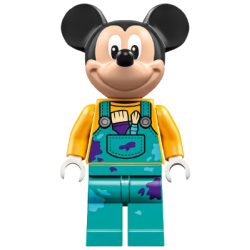 Mickey Mouse - Dark Turquoise Overalls Lego® - dis115