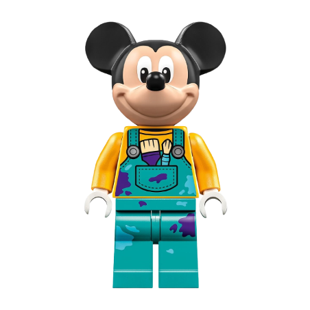 Mickey Mouse - Dark Turquoise Overalls Lego® - dis115