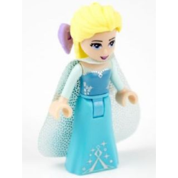 Elsa - Sparkly Light Aqua Cape