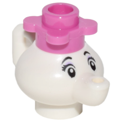 Mrs. Potts - Dark Pink Flower Lego® - dp028