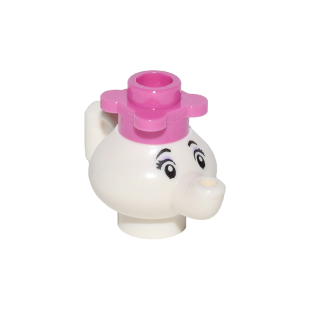 Mrs. Potts - Dark Pink Flower Lego® - dp028