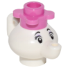 Mrs. Potts - Dark Pink Flower Lego® - dp028
