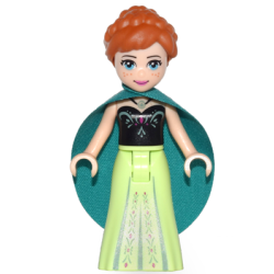 Anna - Dark Turquoise Cape Lego® - dp033