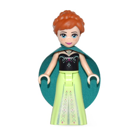 Anna - Dark Turquoise Cape Lego® - dp033