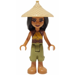 Raya - Tan Conical Hat