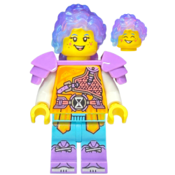 Izzie (Isabel Christina Garcia) - Medium Lavender Shoulder Pads Lego® - drm001