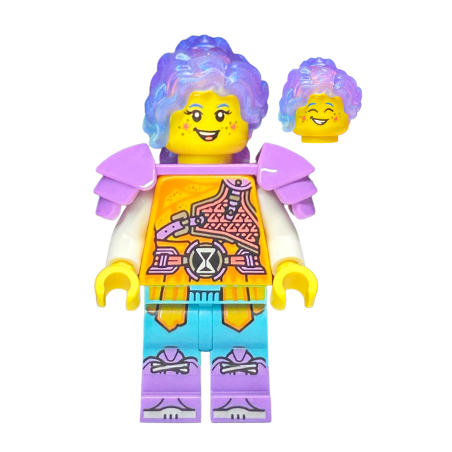Izzie (Isabel Christina Garcia) - Medium Lavender Shoulder Pads Lego® - drm001