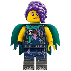 Zoey - Dark Turquoise Cape Lego® - drm009