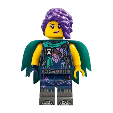 Zoey - Dark Turquoise Cape Lego® - drm009