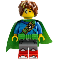 Mateo - Bright Green Utility Belt and Cape Lego® - drm021