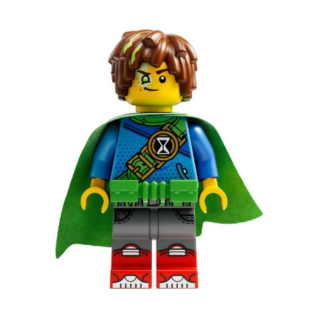 Mateo - Bright Green Utility Belt and Cape Lego® - drm021