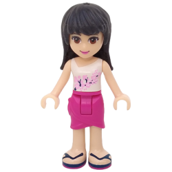 Friends Maya - Magenta Wrap Skirt