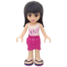 Friends Maya - Magenta Wrap Skirt