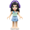 Friends Emma - Bright Light Blue Skirt