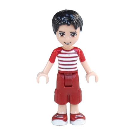 Friends Nate - Dark Red Cropped Trousers Large Pockets