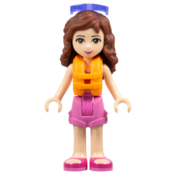 Friends Olivia (Light Nougat) - Dark Pink Shorts