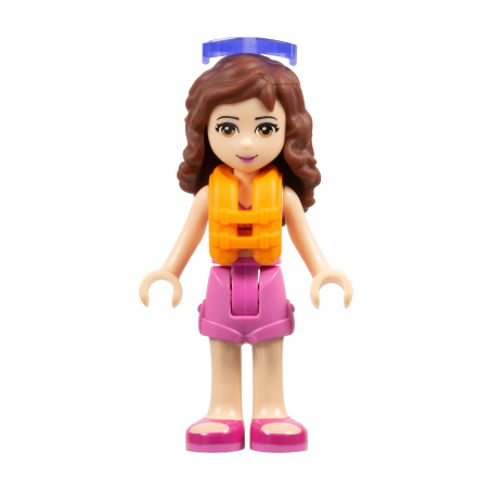 Friends Olivia (Light Nougat) - Dark Pink Shorts