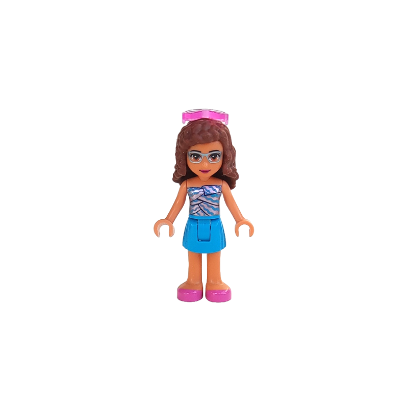 Friends Olivia (Nougat) - Dark Azure Skirt