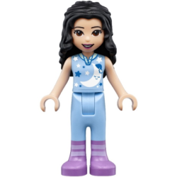 Friends Emma - Bright Light Blue Sleepshirt and Trousers