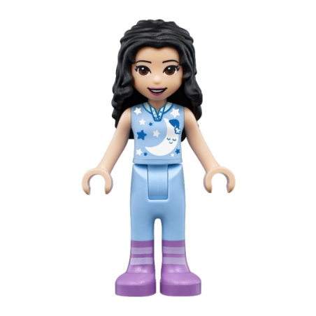 Friends Emma - Bright Light Blue Sleepshirt and Trousers