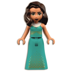 Friends Amelia - Gold Squares on Skirt Lego® - frnd451