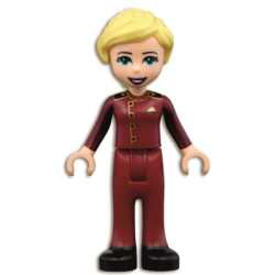Friends Stephanie - Dark Red Usher Uniform Lego® - frnd452