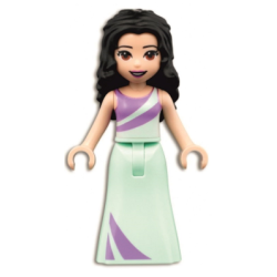Friends Emma - Lavender and Light Aqua Dress Lego® - frnd453