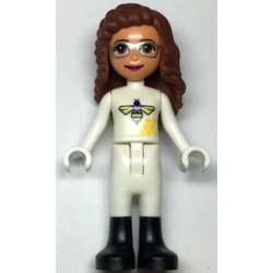 Friends Olivia (Nougat) - White Bee Suit and Black Boots Lego® - frnd498