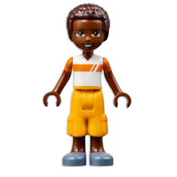 Friends Elijah - White and Orange Shirt