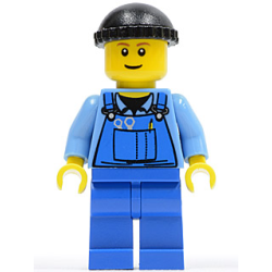 Overalls with Tools in Pocket Blue