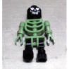 Skeleton - Sand Green with Black Legs and Black Head with Evil Skull Lego® - gen014