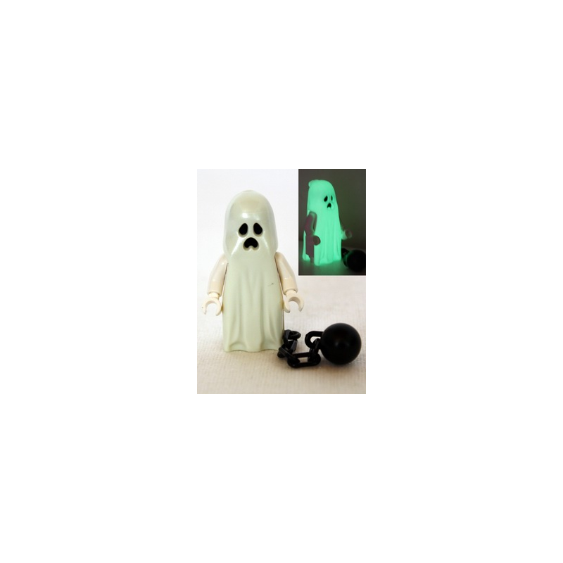 Ghost with Pointed Top Shroud and Ball and Chain Lego® - gen044