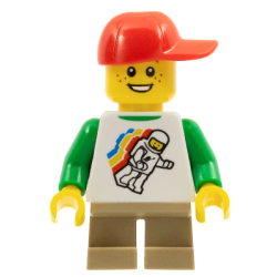 Classic Space Minifigure Floating Pattern