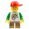 Classic Space Minifigure Floating Pattern