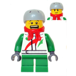 Octan - Jacket with Red and Green Stripe