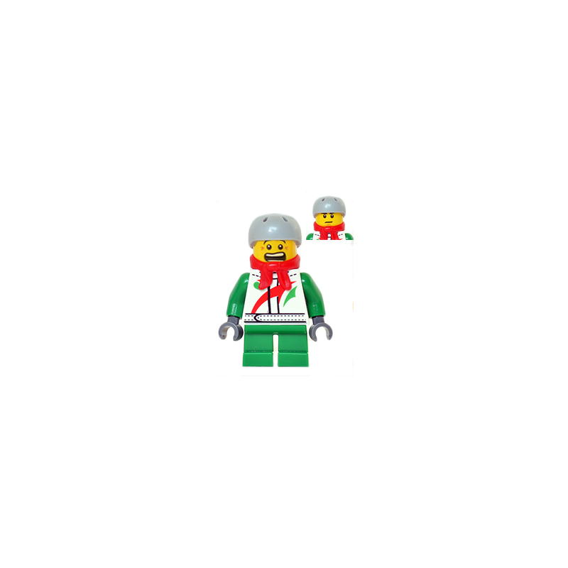 Octan - Jacket with Red and Green Stripe
