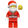 Santa - Fur Lined Jacket with Candy Cane on Back