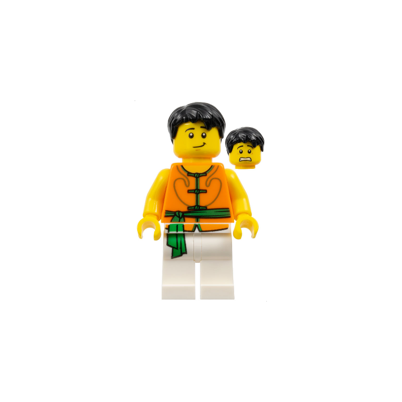 Dragon Boat Race Team Green/Orange Member 5 Lego® - hol157