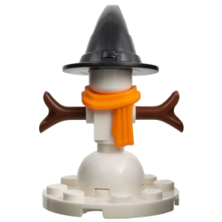 Snowman - Black Wizard / Witch hat