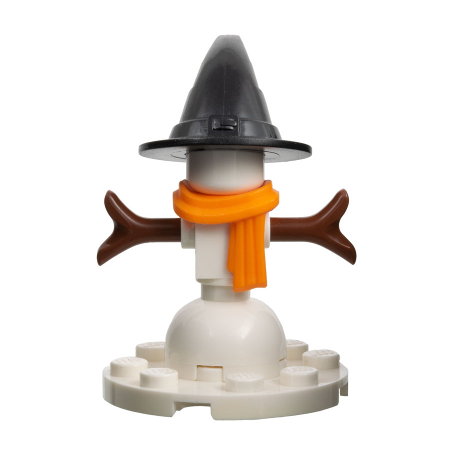 Snowman - Black Wizard / Witch hat