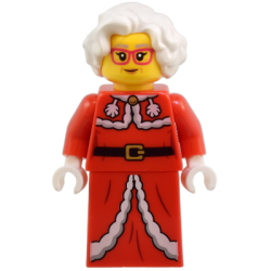 Mrs. Claus - Red Dress Lego® - hol361