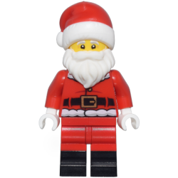 Santa - Fur Lined Jacket with 2 Wrinkles on Back