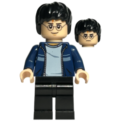 Harry Potter - Dark Blue Open Jacket with Stripe