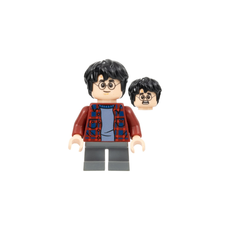 Harry Potter - Dark Red Plaid Flannel Shirt