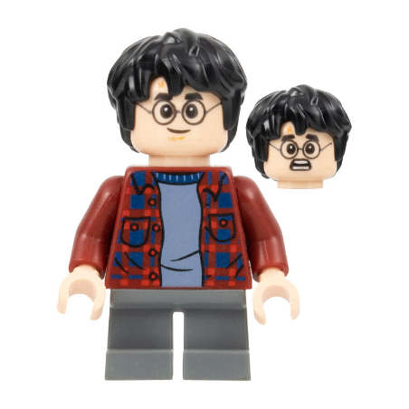 Harry Potter - Dark Red Plaid Flannel Shirt