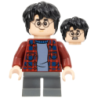 Harry Potter - Dark Red Plaid Flannel Shirt