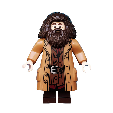 Rubeus Hagrid - Medium Nougat Topcoat with Buttons Lego® - hp144