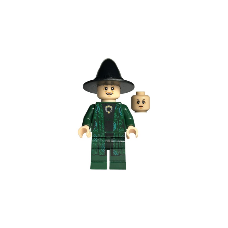 Professor Minerva McGonagall - Dual Sided Head Lego® - hp152